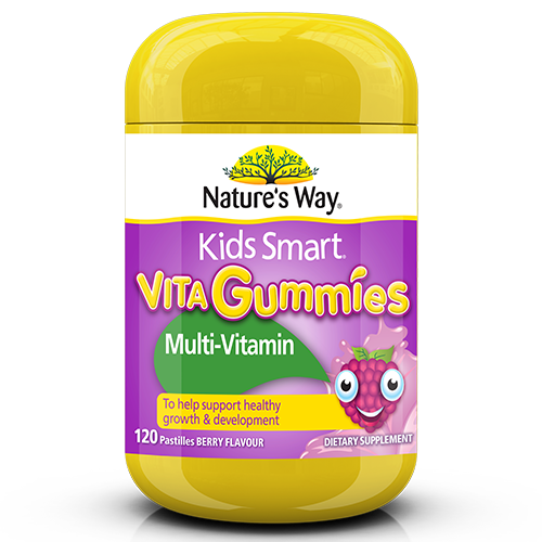 Natures Way Kids Smart Gummies Multi+Vegies 120 multi vitamin berry flavour