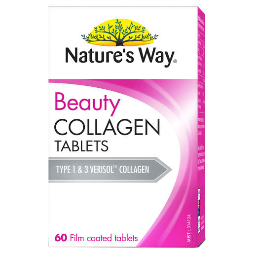 Natures Way Beauty Collagen 60 Tabs