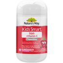 Natures Way Kids Smart Iron Chew 50S, chewables, iron, sugar free,