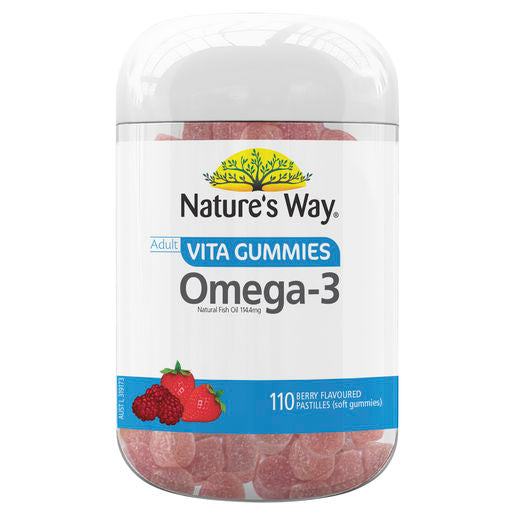 Natures Way Adult Vita Omega-3 110 Gummies