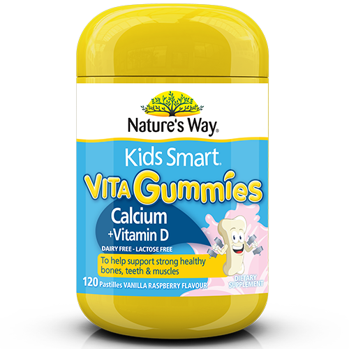Natures Way Kids Smart Vita Gummie Calcium + Vit D 120S