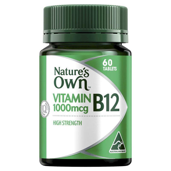 Natures Own Vitamin B12 Tablets 60 Tabs