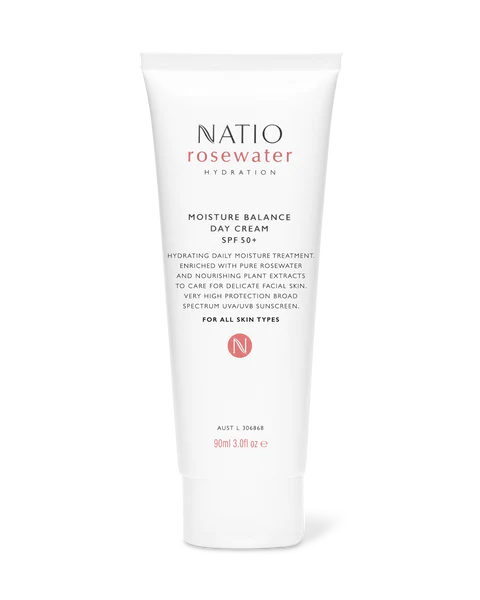 Natio Rosewater Hydration Balance Day Cream Spf 50+ 90ml