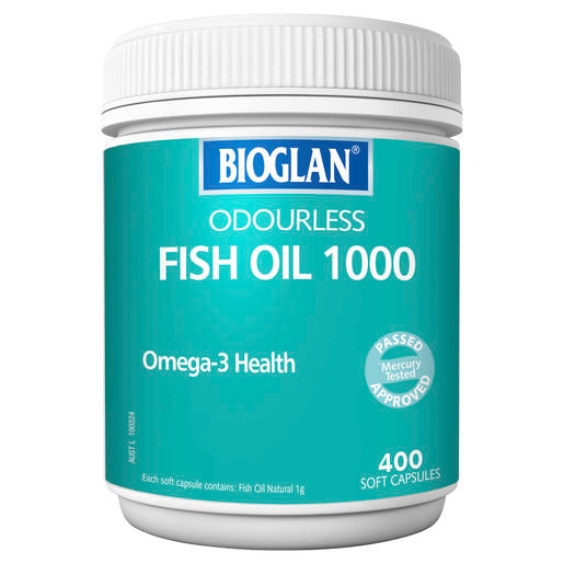 Bioglan Odourless Fish Oil 1000Mg 400 Caps