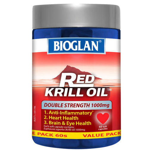 Bioglan Red Krill 1000Mg 60 Caps