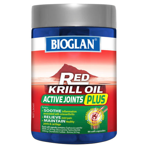 Bioglan Red Krill Active Joints Plus 90 Caps