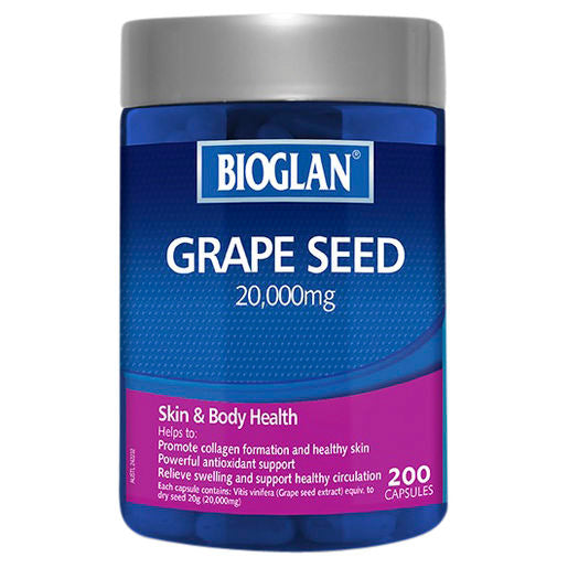 Bioglan Grape Seed 20,000mg 200s