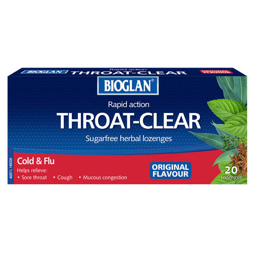 Bioglan Throat Clear Original Lozenges 20