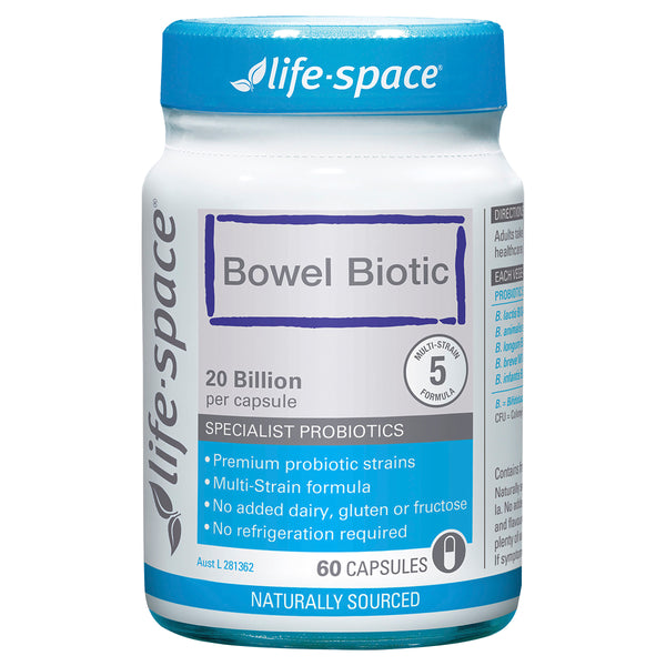 Life Space Bowel Biotic 60 Caps