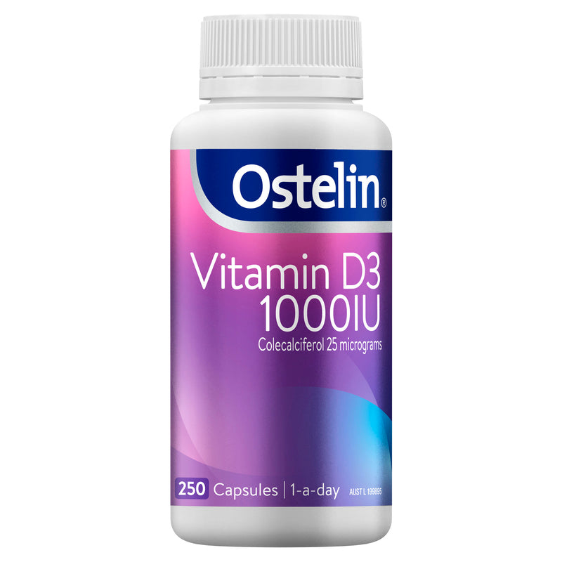 Ostelin Vitamin D3 1000IU Capsules 250 Pack