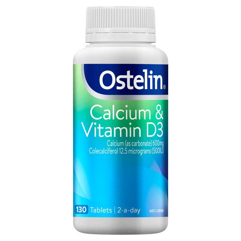 Ostelin Calcium & Vitamin D3 Tablets 130 Pack