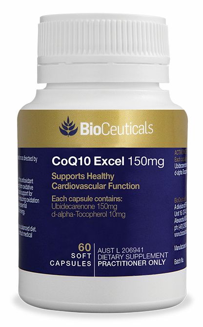 BioCeuticals CoQ10 Excel 150mg 60 Soft Capsules