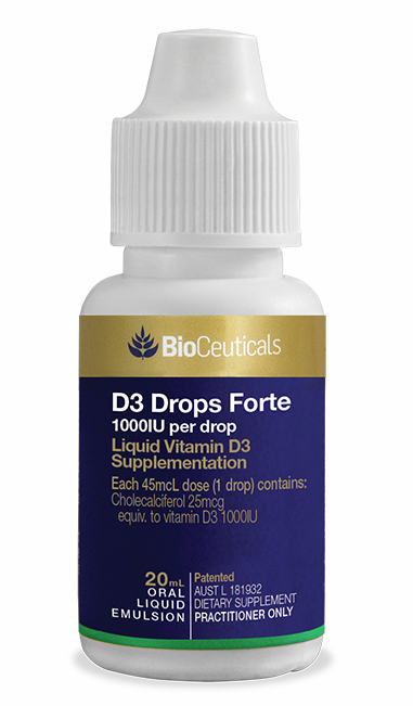 BioCeuticals D3 Drops Forte 20ml Oral Liquid Emulsion