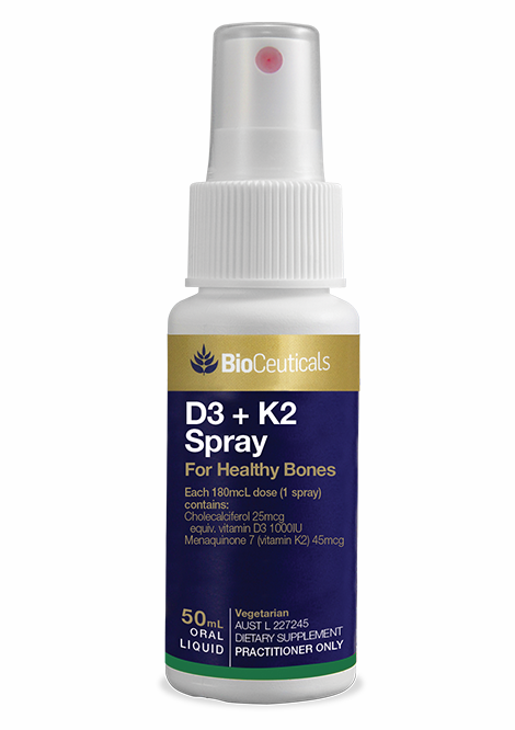 BioCeuticals D3 + K2 Spray 50ml Oral Liquid