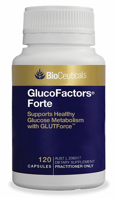 BioCeuticals GlucoFactors Forte 120 Capsules