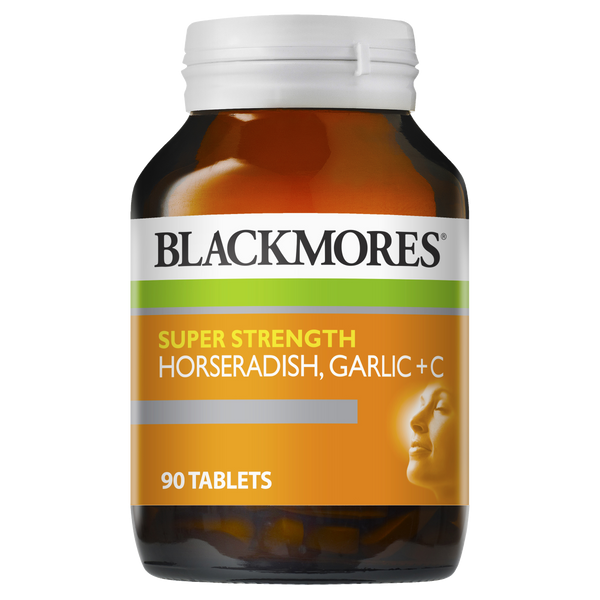 Blackmores Super Strength Horseradish Garlic + C 90 Tabs