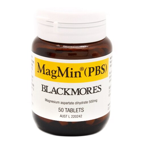 Blackmores Magmin Pbs 50 Tabs