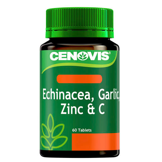 Cenovis Echinacea Garlic Zinc & C 60 Tabs