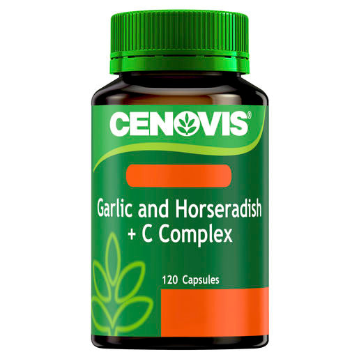 Cenovis Garlic & Horseradish + C Complex 120 Caps