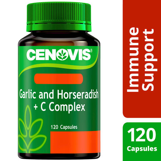 Cenovis Garlic & Horseradish + C Complex 120 Caps