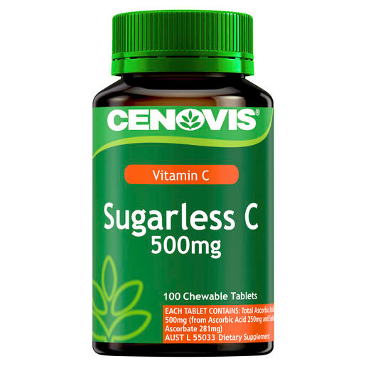 Cenovis Sugarless C 500Mg 100 Tabs
