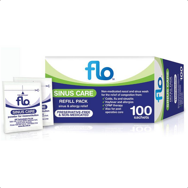 Flo Sinus Care Refill Pack 100 Sachets