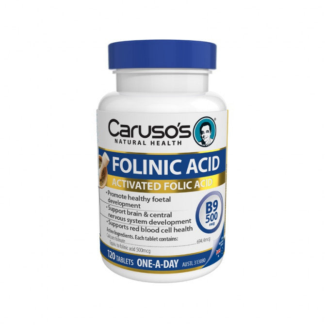 Caruso's Folinic Acid 120 Tabs