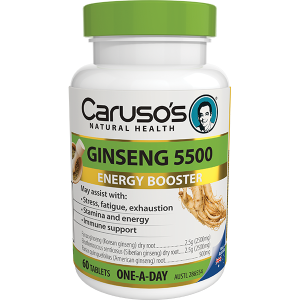 Caruso's Ginseng 5500 60 Tablets