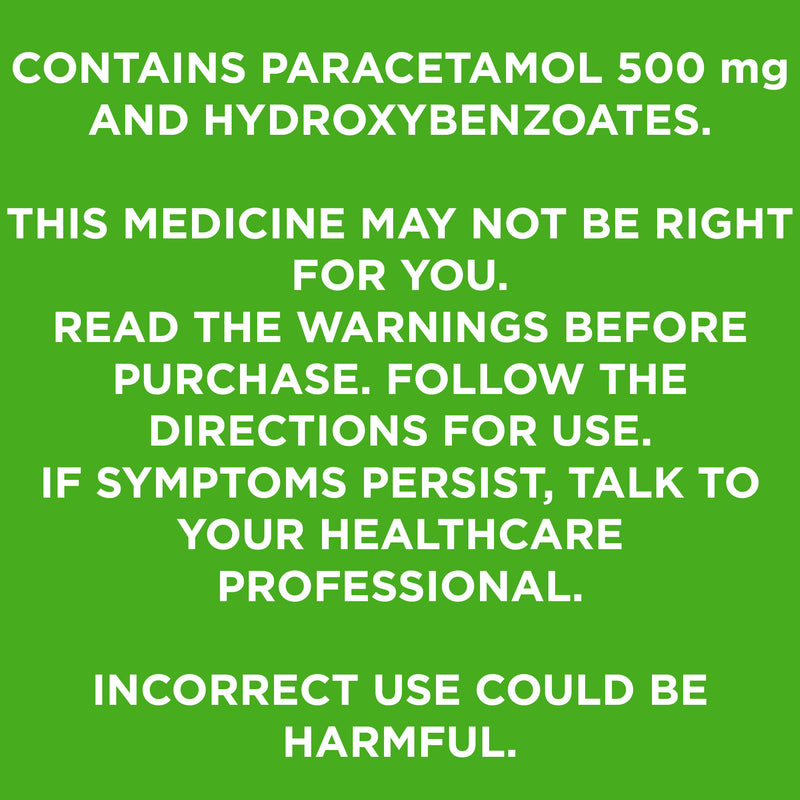 Panadol Mini Caps for Pain Relief, Paracetamol 500 mg, 20