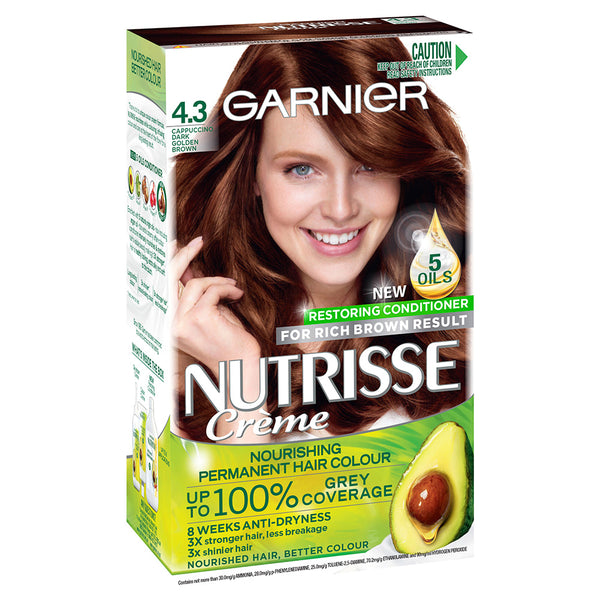 Garnier Nutrisse Hair Colour 4.3 Cappuccino
