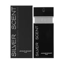 Jacques Bogart Silver Scent Eau de Toilette bottle and packaging, predominantly black with white text.