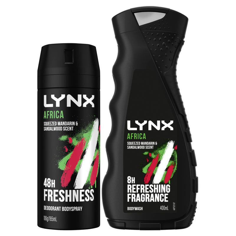 Lynx Africa Washbag Duo Gift Pack 22