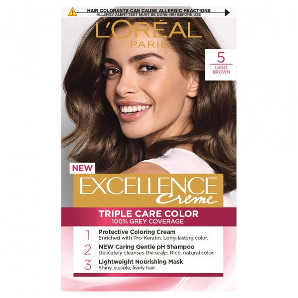 L'Oréal Excellence Crème 5 Brown Hair Colour