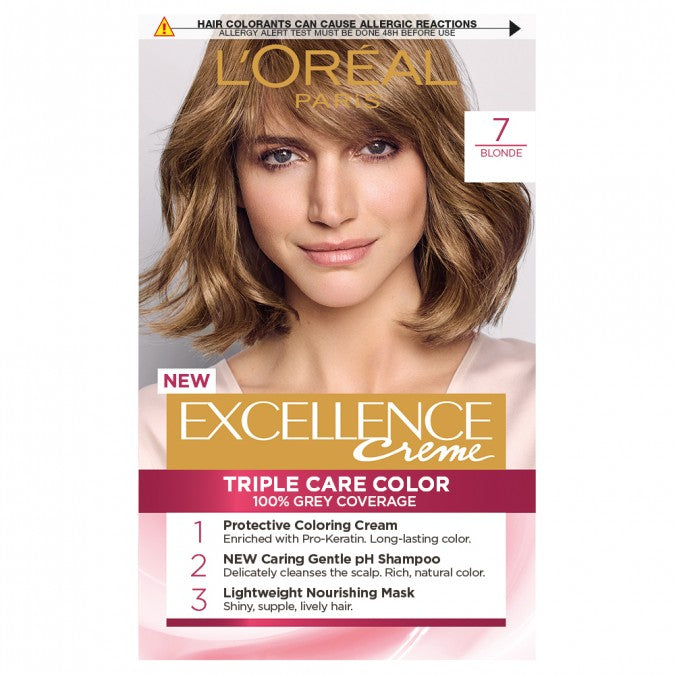 L'Oréal Excellence Crème 7 Dark Blonde Hair Colour