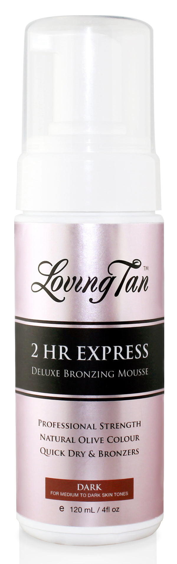 Loving Tan 2 HR Express Dark Self Tanning Mousse 120ml