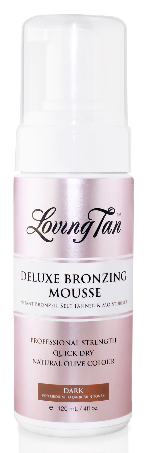 Loving Tan Deluxe Bronzing Mousse Dark for Self Tanning