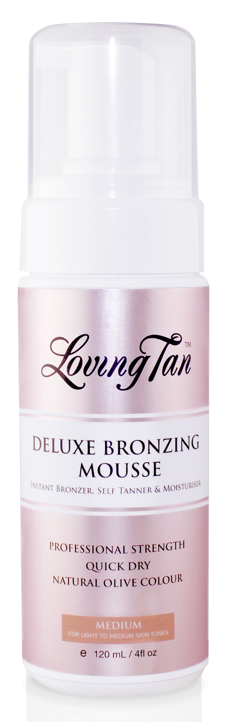 Loving Tan Deluxe Bronzing Mousse Medium for Self Tanning