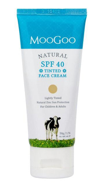 Moogoo Natural Spf40 Tinted Face Body Cream 50g