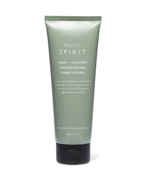 Natio Spirit Hemp + Muntrie Hardworking Hand Cream 90G