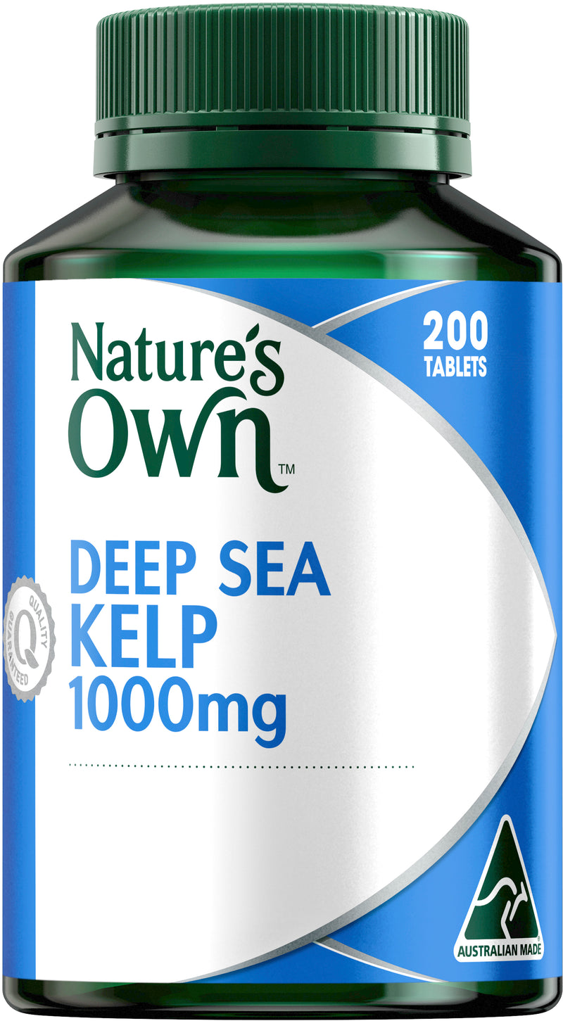 Natures Own Deep Sea Kelp 1000mg 200 Tabs