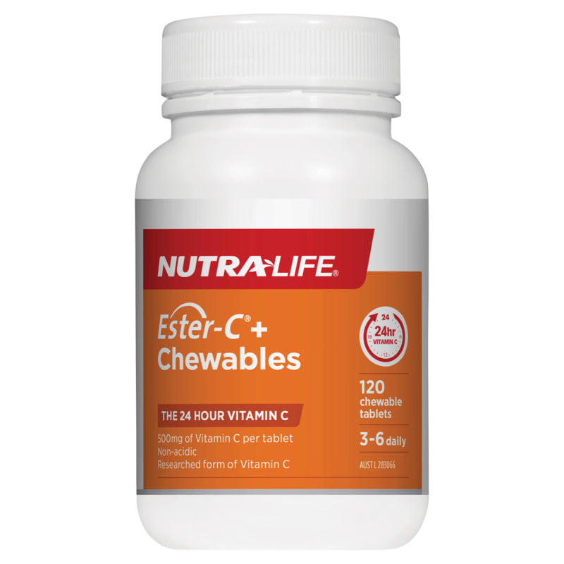 Nutra-Life Ester-C® + 500 120 Chewable Tablets
