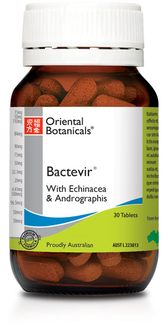 Oriental Botanicals Bactevir 30 Tabs