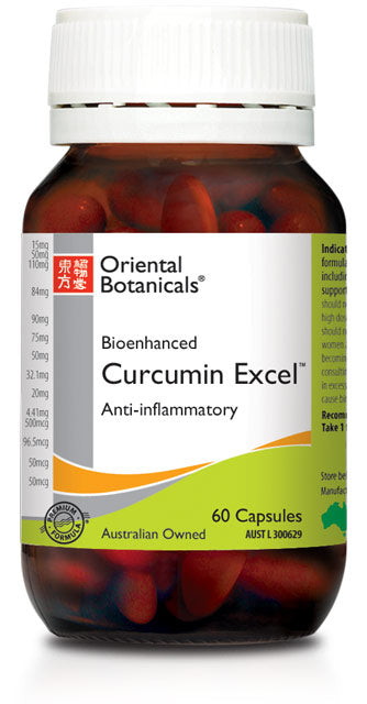 Oriental Botanicals® Curcumin Excel 60 Caps