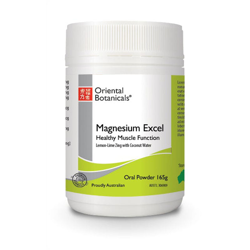 Oriental Botanic Magnesium Excel Lemon Lime 165G