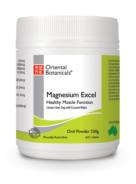 Oriental Botanical  Magnesium Excel Lemon Lime 330G