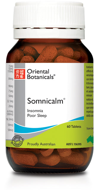 Oriental Botanic Somnicalm 60 Tabs