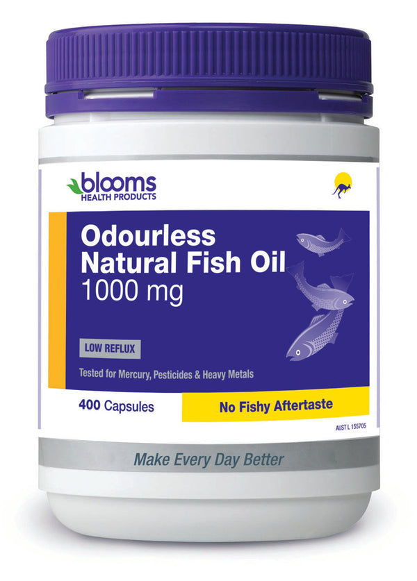 Henry Blooms Omega 3 Natural Fish Oil 400'S