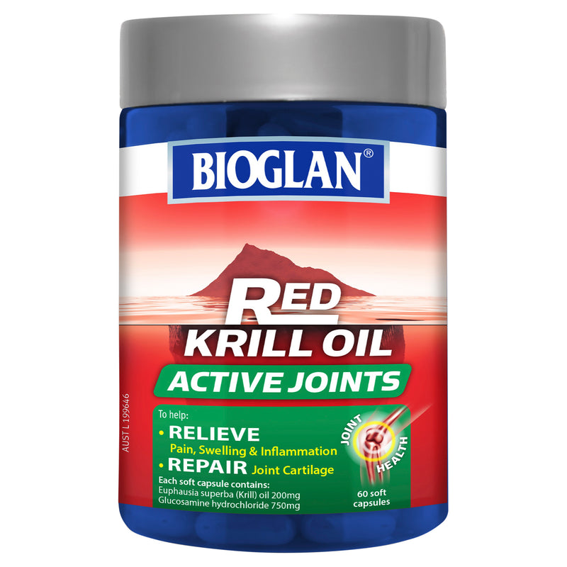 Red Krill Oil Active Joints 60 Caps