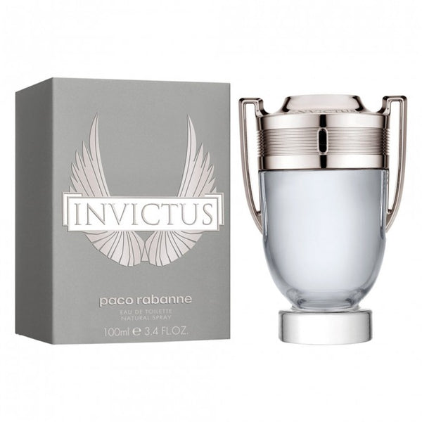 Paco Rabanne Invictus 100ml Eau de Toilette product image showing the bottle and box packaging.