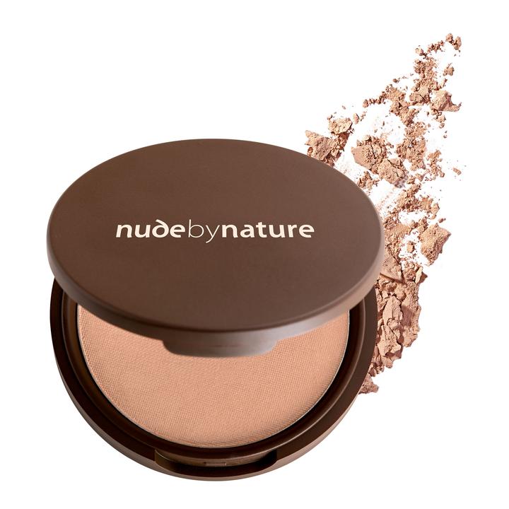 Nude By Nature Mineral Cover Pressed Powder Light Medium 10g